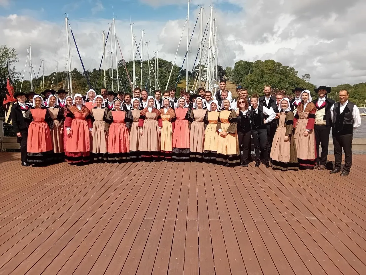 Musiciens du Bagad Kevrenn Alré en concert